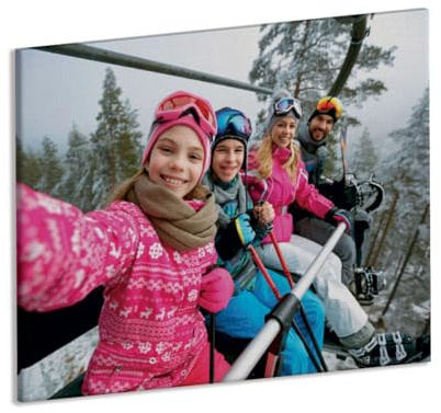 LABORATORIO 102 Quadro personalizzato con Foto (40x50 cm, Orizzontale) - Stampa su Tela Canvas - personalizza il tuo quadro con foto - compreso di Telaio in Legno - 100% made in Italy