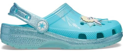 Crocs Unisex Child Clog, Frozen Elsa Classic Clog K, Multi, 3 UK Child