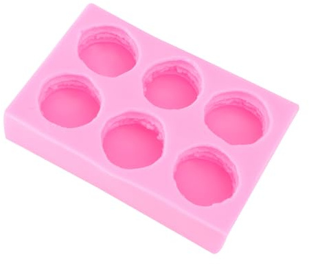 MAGICLULU Cavity Silicone Macaron Mold Non Stick DIY Baking Moulds for Fondant Chocolates and Cake Toppers Flexible Bakeware Tools for Creative Cake Decorating