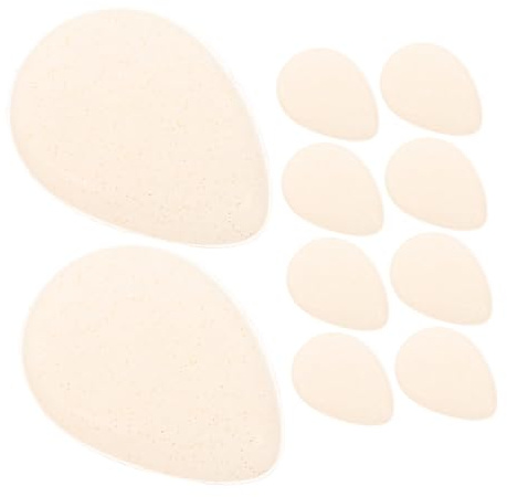 Veemoon 10pcs Silicone Powder Puff Makeup Sponge Blender Washable Foundation Puff for Liquid Foundation Setting Powder Applicator