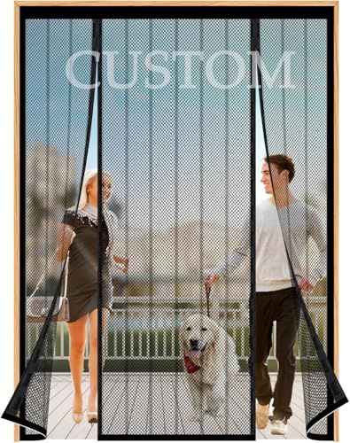 Mosquitera Magnética Personalizada – Fabricada a las Medidas Exactas de tu Marco – Fijación sin Taladros, Cierre Automático – Protección Antiinsectos para Puertas Correderas, Balcones y Terrazas