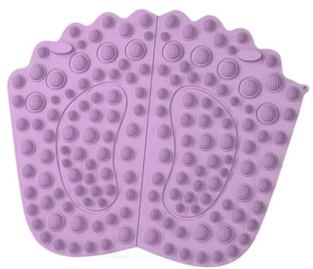 Akupressurmatta avslappning akupressurbräda | En förtjockad och breddad fotsula med en massagematta för träning, jogging och stepping (PURPLE)