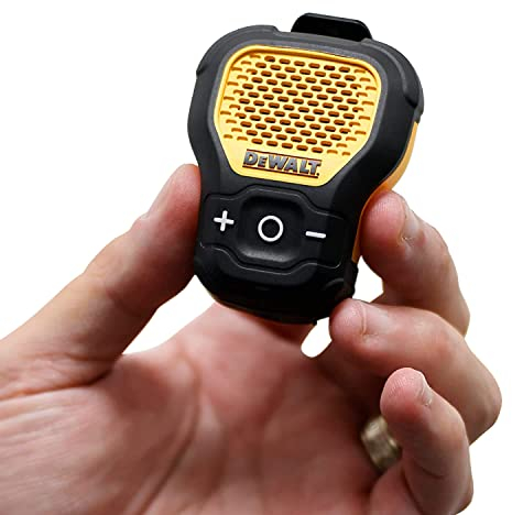 DEWALT Jobsite Pro 190-1148-DW2 Tragbarer Bluetooth-Lautsprecher, Schwarz/Gelb