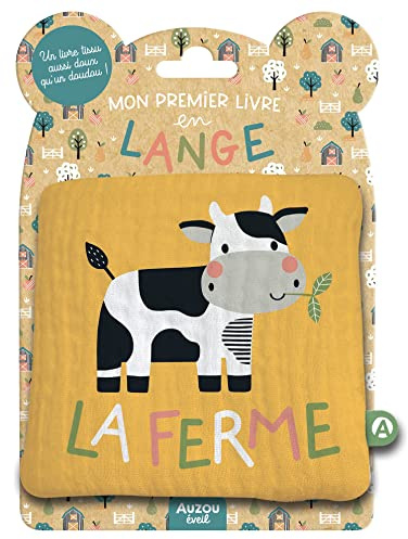 Mon premier livre tissu en lange - la ferme