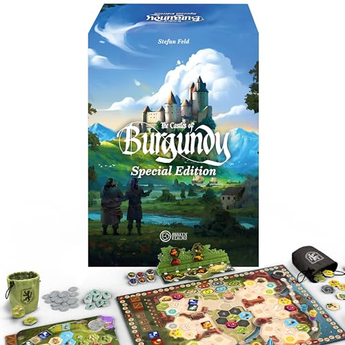 Ravensburger Castles of Burgundy Deluxe Edition - Immersive Strategy Board Game for Adults and Kids Age 14 Years Up - 2 to 4 Players