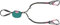 Climbing Technology Unisex-Adult TOP Shell Twist W Set Ferrata, Green, One Size