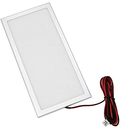 VBLED© Mini LED Panel Unterbauleuchte 12VDC / 7,5W / 4000K / 100x200x5mm Deckenleuchte/Rasterleuchte/Küchenleuchte ultraflache