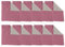 Corail absorbant 10 pièces, chiffons de rinçage, torchon à vaisselle, maison, cuisine, nettoyant propre porte-filtre brosse en acier inoxydable (violet, A)