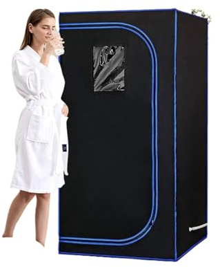 Sauna De Vapor, Completa Tienda De Sauna De Vapor Portátil Para Spa Casa,Desintoxicación Y Relajación. Espacio más grande, fácil instalación con acero inoxidable, para el hogar