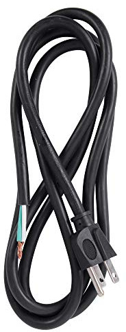 Bergen Industries Inc PS915143 3-Wire Appliance and Power Tool Replacement Cord, 9 ft, 14 AWG, 15A/125V AC, 1875w