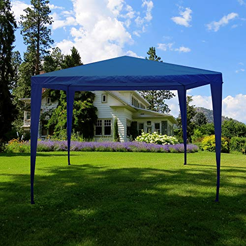 Garden Vida Pop Up Gazebo 3x3m Chapiteau de fête Chapiteau de jardin extérieur étanche avec sac de transport, Bleu