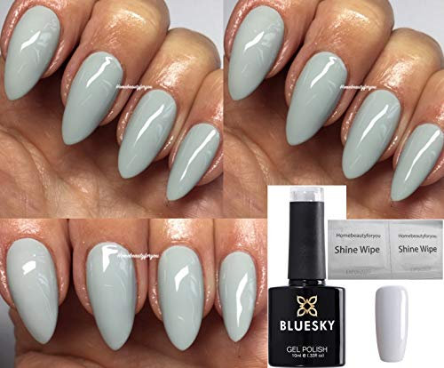 Bluesky Gel Nail Polish GREY MRS GREY, Medium Grey AUTUMN WINTER UV LED Soak Off 10ML (Requires Drying under LED/UV Lamp)