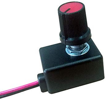 Quentacy DC 0/1-10V LED Dimmer Knob Controller Rotary Mini Switch PWM Dimming for Dimmable Interior Lighting Spotlight Grow Lamp LED Driver