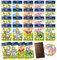 25x 15g Oster Schokotäfelchen Set I 375g Milchschokolade Tafeln im Osterdesign I Ostergeschenke Kinder und Erwachsene I Osterkorb Suessigkeiten I Osternest Schokolade
