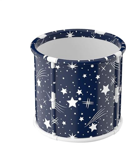 Bañera portátil para ducha, Bañera plegable, Piscina de inmersión plegable con forma de barril de hielo, Bañera plegable para adultos, bañera de hielo, bañera de inmersión para adultos y niños, baño c