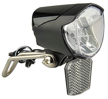 Fischer Fahrrad Dynamo LED-Frontlicht 70 Lux, mit Lichtautomatik und Standlicht, StVZO-zugelassen