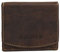 Wiener Schachtel von J.Jones - Leder Geldbörse Leder Brieftasche Geldbeutel Münzbörse Kombibörse Portemonnaie Wienerbörse Unisex (Braun) - präsentiert von ZMOKA®