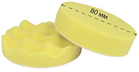Nextool MPS-2380M - Esponjas para pulir (80x25mm), Color Amarillo