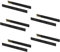Emuca - Schubladenschienen kugellager 45mmx550mm, Set aus 5 Paar aus schubladenauszug Vollauszug mit dämpfer, Schwarz