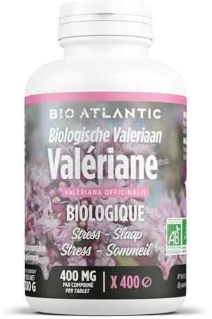 Valériane Bio extrait - Valeriana officinalis - STRESS, SOMMEIL - 400 mg - 400 Comprimés