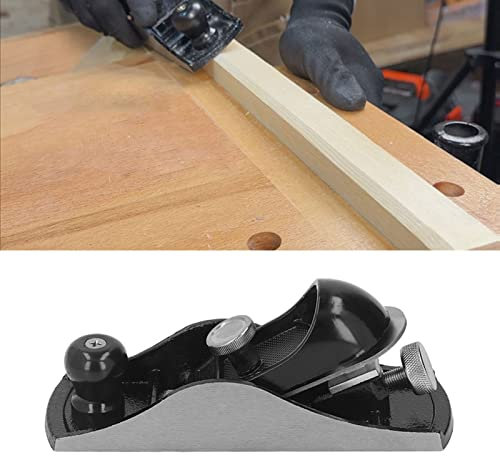 Pialla per Legno, profondità di Taglio in Acciaio Al Carbonio Pialla a Blocco Incisiva Regolabile Pialla a Mano Pialle per la Lavorazione del Legno Pialla a Mano per la (M)