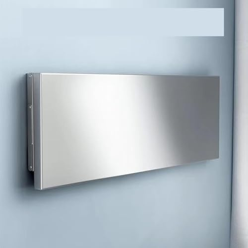 001,50 x 35 cm, tavolo pieghevole da parete in acciaio inox 201, per balcone