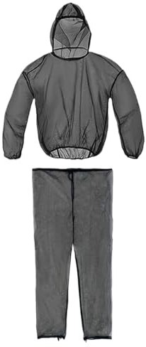 Combinaison Anti-Moustiques | Habillement de Protection Intégrale en Maille | Accessoires de Camping Respirants Souples pour Randonnée Pêche Aventure Voyage Activités Extérieures Hommes Femmes