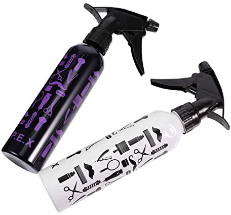 SAFIGLE 2Pezzi Spray Nebulizzatori per Parrucchieri Bottiglie Riempibili Facili Usare per Salone e Casa