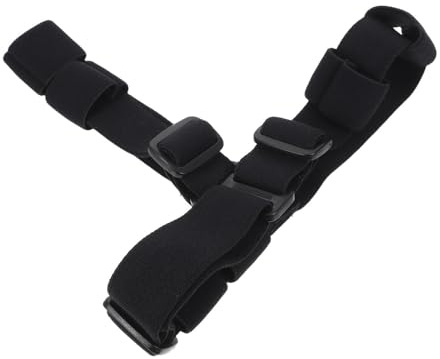 TOYANDONA Correa Elástica Negra para Linterna Frontal de Camping, Banda Ajustable Resistente al Agua para Faros, Diadema de Repuesto para Ciclismo, Senderismo y Reparaciones Nocturnas