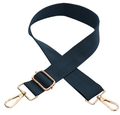 Handväska Axelrem Justerbara Nylonremmar för Kvinnor Axelväskor Färgglada Tillbehör för Bälten (Deep Blue)