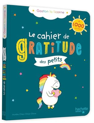 Le cahier de gratitude des petits - Gaston la licorne