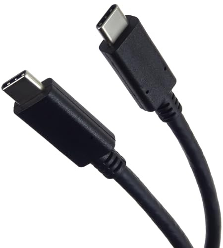 PremiumCord Cable de Conexión USB-C 3.2 Gen 1, Cable de Datos Superspeed ​​hasta 5Gbit/s, Cable de Carga hasta 2A, Potencia 40W, Clavija USB 3.2 Generación 1 Tipo C, Color Negro, Longitud 0,5m