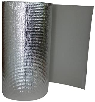 TROCELLEN Pannello Termoriflettente per Termosifoni ad Alte Prestazioni [Spessore 3mm] Larghezza 36 cm Lunghezza 8 m. Rotolo Isolante Termico Caloriferi