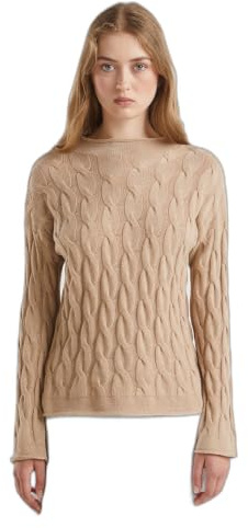 United Colors of Benetton Maillot Lupetto M/L, Beige 994, S