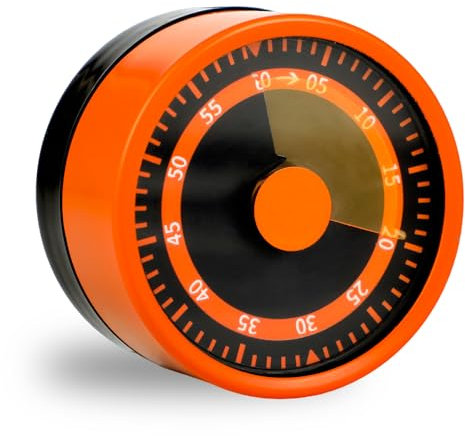 Temporizador visual de 60 minutos, temporizador de escritorio para niños, reloj de huevos magnético, temporizador de cocina, con adherencia magnética, para cocina, hornear, fitness, siesta y