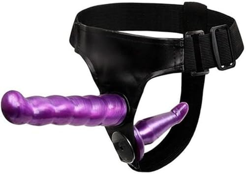 7.4 Inch Realistic Strap On Dildo for Couples – Adjustable Harness & Dual Silicone Dildos, Strap-On Sex Toy for Women, Men, Lesbian Pegging Play