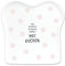 Grafik-Werkstatt Toast-Teller mit Spruch | Porzellan Kaffee Kuchen, 61768, 14,5 x 15,5 cm, Weiß