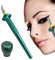 BODYA Eyeliner Guide Tools Reutilizable Silicone Eyeliners Brush Impermeable Eyes Liner Pencil Brush Pinceles para sombras de ojos para manos temblorosas Instrumentos de maquillaje para principiantes