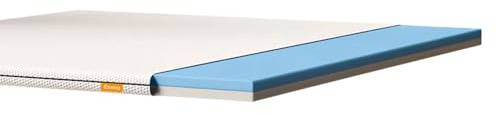 Emma Original Topper - Reversible Soft & Firm Sides (Airgocell+HRX Foam), Breathable Design & Removable Washable Cover, Super King (180×200cm)