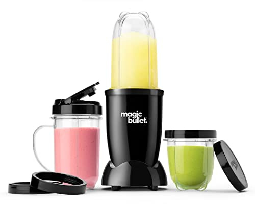 magic bullet Blender, Small, Black, 11 Piece Set