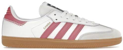 adidas Samba OG Sneaker Donna, Tonalità rosa bianca, 6 US