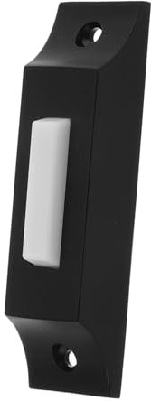 Alipis Retro Doorbell Push Button Traditional Wired Door Bell Button Door Bell Replacement Wall Mounted Door Bell Plastic Construction Quick Install Modern Home Dec