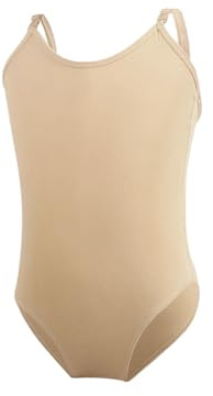 Girls Camisole Leotard, Nude Undergarment Ballet Dance Straps 8-15 Years