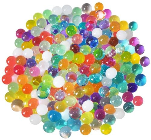 Prolac Bunte Wasserperlen Deko-Perlen – 50.000 für Vasen & Bastelspaß – Biologisch abbaubare Hydrogel Kugeln