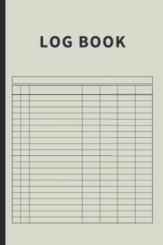 Log Book: Small Multipurpose with 7 Columns to Track Daily Activity, Time, Inventory and Equipment, Income and Expenses, Mileage, Orders, Donations, Debit and Credit, or Visitors (Stone)