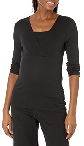 Amazon Essentials Donna Top Premaman con Scollo a V per L'Allattamento