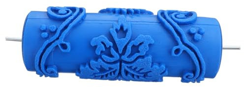 Angoily Flower Pattern Paint Roller Knurling Mold for Wall Decoration Use Texture Paint