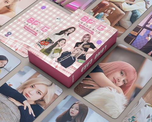 55PCS Blackpink Lomo Photocards 2023 Blackpink Photo BP BPTG New Album Cards BP 2023 Mini Postcards BP Photocard Set Gift for Fans Girl (BPTG)