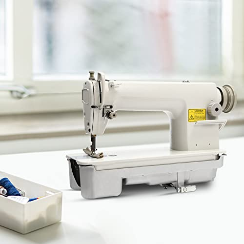 KinHall Macchina da cucire industriale DDL-8700 pelle cotone telone pelle cucitura diritta macchina per cucire tappezzeria, cucito e riparazione