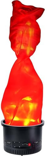 KHZKHC Llama Fuego Falsa, Fogata LED Falsa Realista, Máquina Luz Fuego Llama, Lámpara Mesa Llama Parpadeante Artificial Fogata Eléctrica, para Fiesta Hoguera Halloween